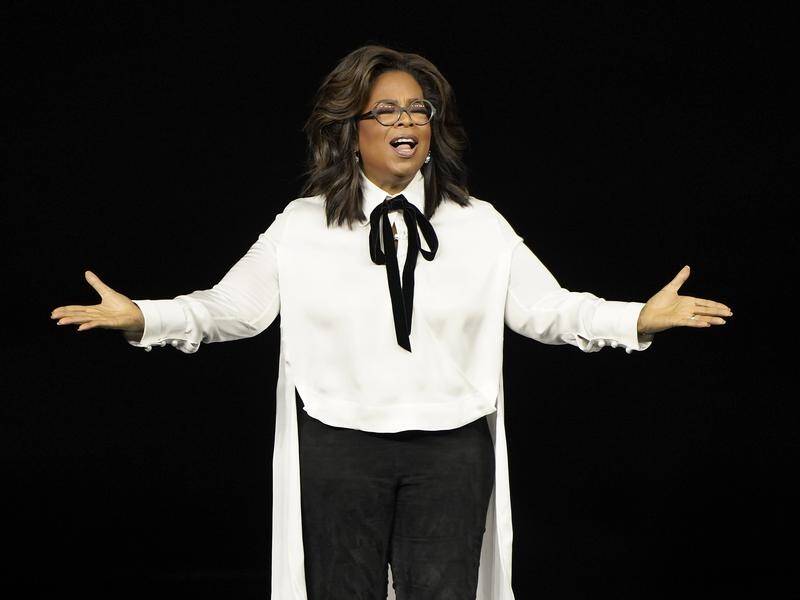 Oprah Winfrey urges women to set the agenda with a message of positivity and hope.