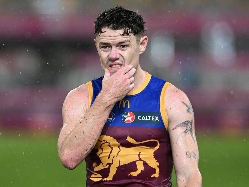 Lachie Neale and the Lions were left were food for thought after another loss at the Gabba. (Darren England/AAP PHOTOS)
