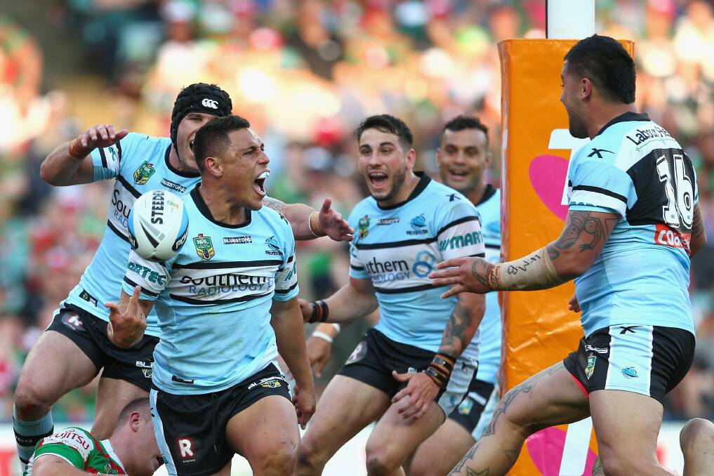 It's finally here: The Sharks will hope for another big year after the 2016 NRL draw was released on Friday afternoon. Picture: Cameron Spencer/Getty Images.

