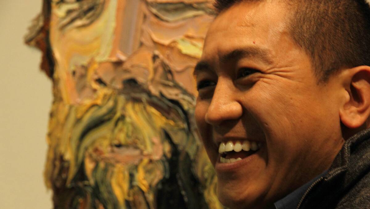 New job for Anh: Anh Do, who recently took up painting, is already a winner. Picture: Emilie Alford

