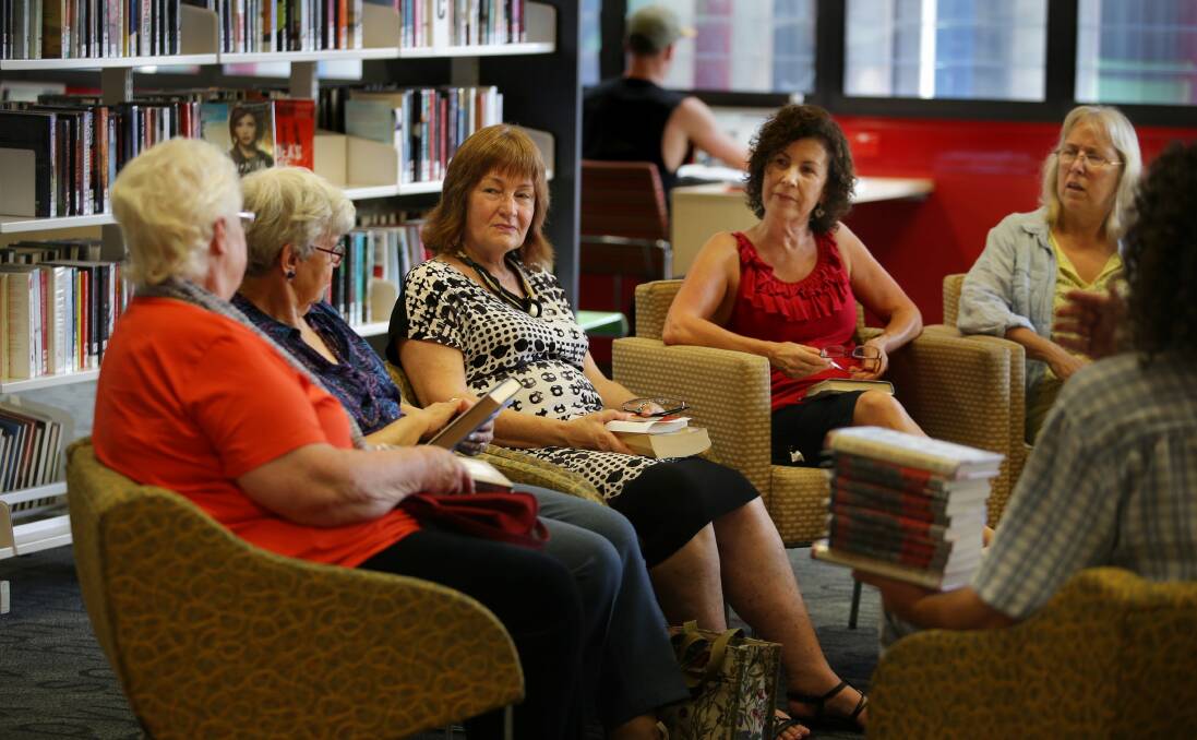 Book club: A meeting of the Cronulla Library Open Book Group. Pictures: John Veage

