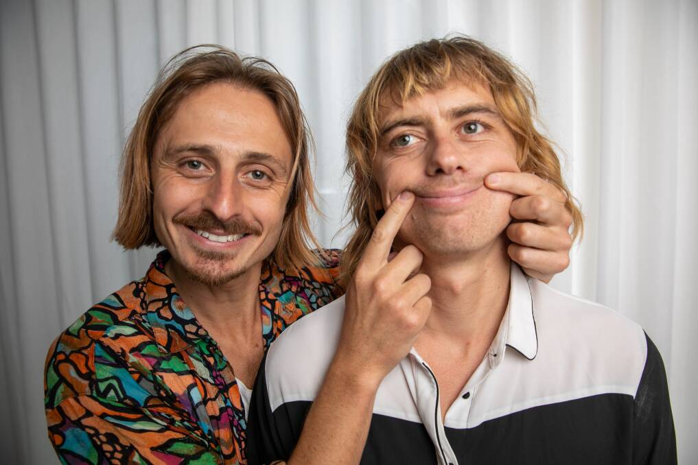 Lime Cordiale's Oli and Louis Leimbach. Picture: Geoff Jones