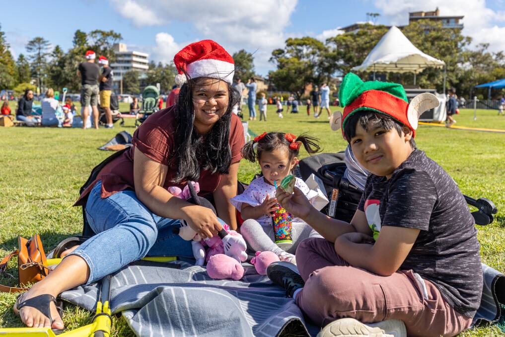 FESTIVE FUN: Christmas by the Beach was a hit with families. Picture: Freshie Photography