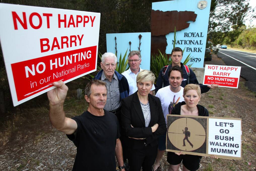 The Sutherland Shire Greens have joined with other enviro groups to organise a rally on Nov 25 against hunting in national parks. Picture John Veage