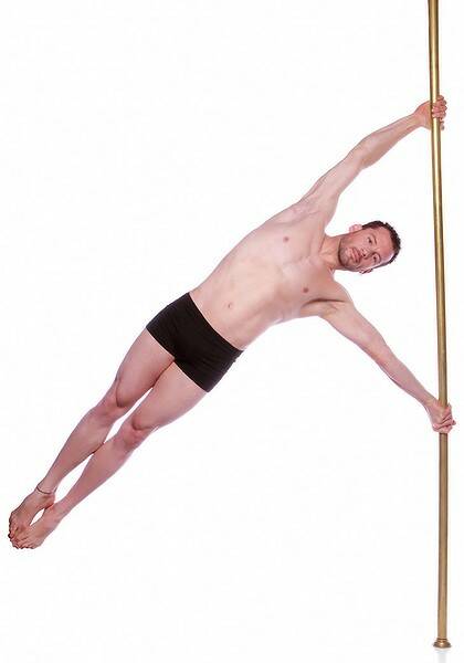 Men are now realising the benefits of working the pole. Tony J is the current Asia Pacific Pole Dance champion.