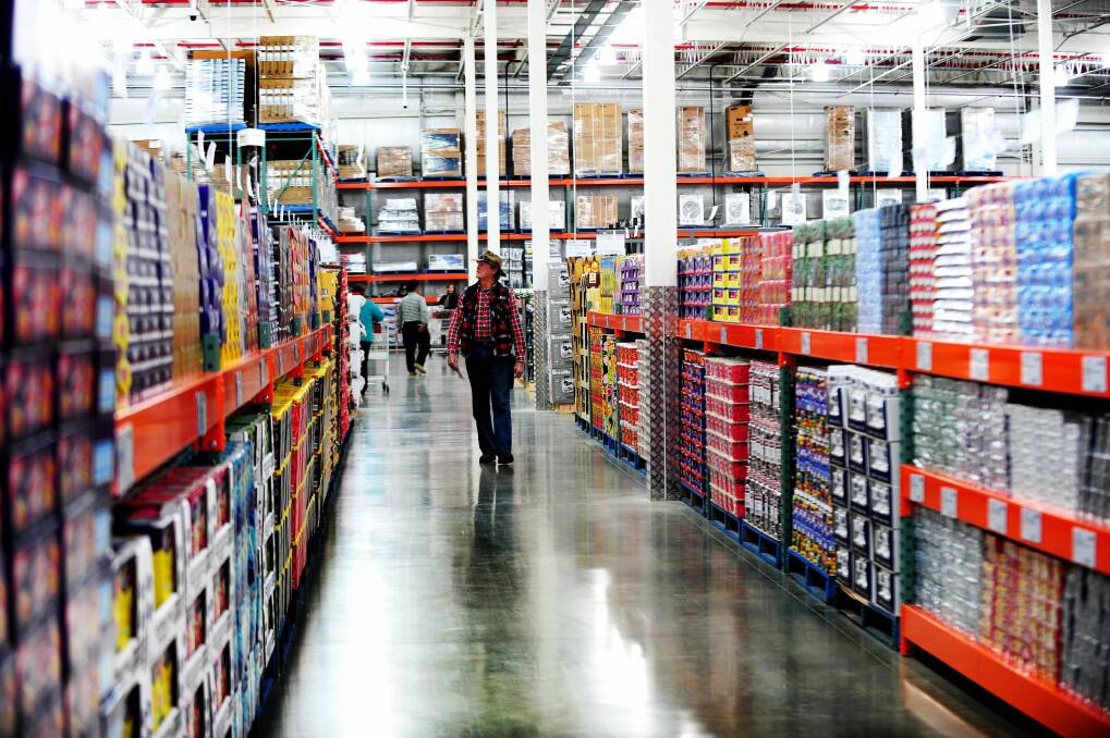 Bulk retail: Inside a Costco store. Picture: Karleen Minney