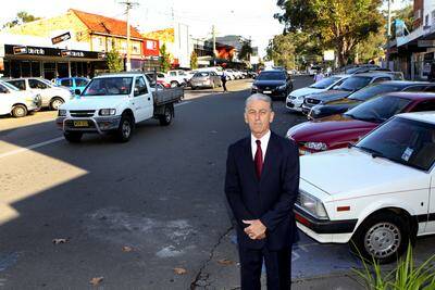 Shoppers' safety: Mark Arena wants an end to rear-to-kerb parking. Picture: Lisa McMahon 