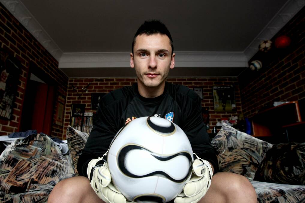Firm grip: Hurstville junior Vedran Jantejovic is making a name for himself at Sydney FC. Picture: Luke Fuda