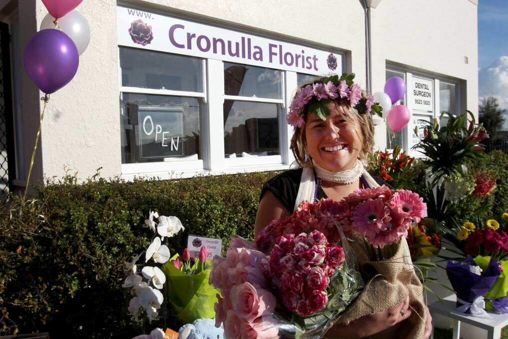 Not happy: Cronulla florist Sarah Hide feels she is the target of a scam trading on her business name. Picture: Lisa McMahon