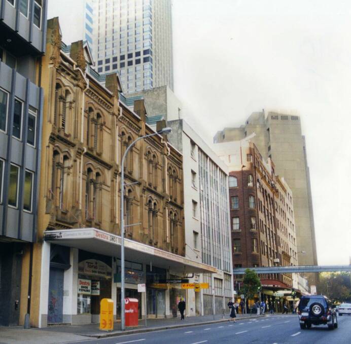  The YMCA building in Bathurst Street, Sydney, in 2000 before it was moved to Loftus