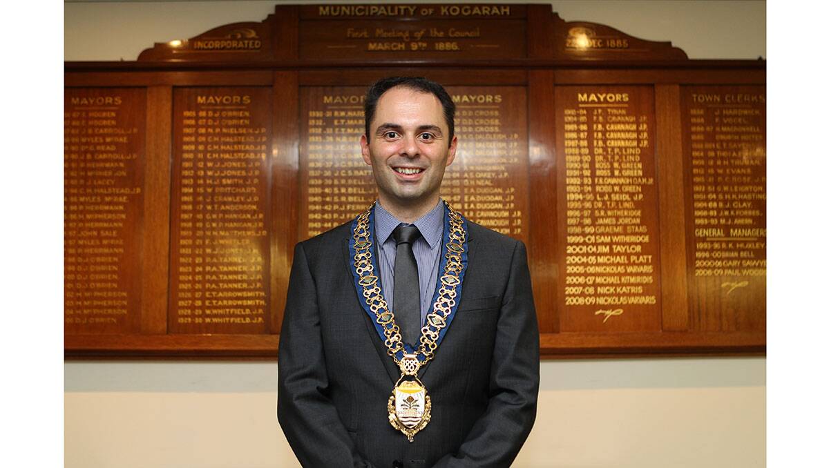 Understanding the needs of the community: Stephen Agius is the new Kogarah Mayor. Picture: Jane Dyson